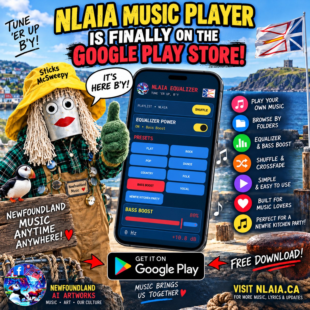 NLAIA Music Player now available on Google Play